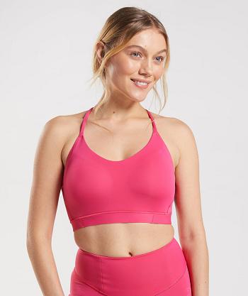 Gymshark Studio Ženske Sportski Grudnjak Roze | HR 3332AHK